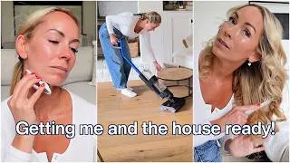 Thumbnail: Panic Cleaning for Guests + Getting Myself Ready! 2 Hour Power Cleaning