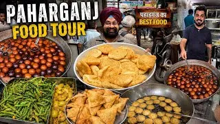 Thumbnail: Delhi No.1 Street Food Breakfast in Paharganj |Delhi Food Tour|Bathure chole,Samose ,Mutani kachori