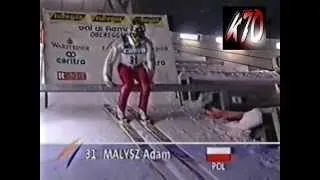 Thumbnail: Adam Małysz - Val di Fiemme 1995 - 69,5 m
