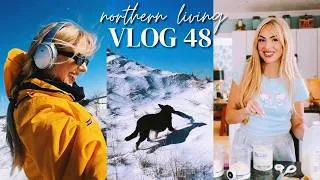 Thumbnail: Northern Living ❄️😵‍💫☃️ || Vlog No. 48 || Homemaking, SAHM Play Dates, Cleaning, & Heart-to-Hearts