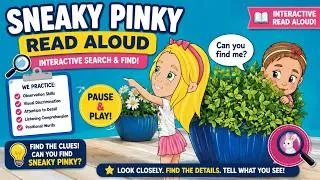 Thumbnail: SNEAKY PINKY 🔍🐰 Search & Find Read Aloud | Interactive Kids Book (Pause & Play!)