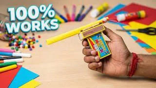 Thumbnail: How to make a Matchbox Paper Gun | How to make paper gun | Banduk kaise banaen