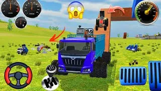 Thumbnail: New tractor 🚜 and dumper 🚒 me load ho rha he railway station par 🥶 dumper full stoke 🚜