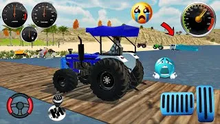 Thumbnail: Most popular 💸 ☠️ video drive farming tractor 🚜 dangerous bridge 🌉 truck rescue in the waterfall 