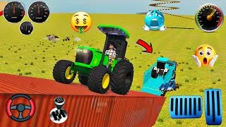 Thumbnail: Driving All vehicle modified 😈 tractor 🥷🏻💸  || jondher 🚜 || Foord 3600 loading stone 🪨 truck loading