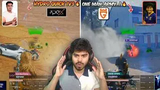 Thumbnail: HUNTERZ ONE MAN ARMY 🙌🏻 | HYDRO QUICK 1v3 🔥 | BGMS League Week 3 Day 3
