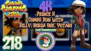 Thumbnail: [COMMENTARY] Subway Surfers City - Gameplay 218 - Prince K with Billy, Ninja One, & Yutani + Cobweb