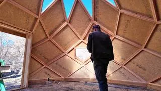 Thumbnail: One Man Builds an Incredible UFO Shaped Wooden Dome House  Start to Finish