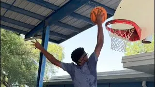 Thumbnail: Football 🏈player tries to win 🏀 💯 #basketball #hoops #fun #giveaway #fibawc who is next ? 🤔