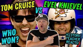 Thumbnail: Tom Cruise vs Evel Knievel | Epic Rap Battles of History | History Teacher Reacts