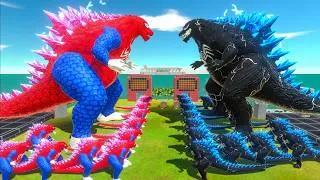 Thumbnail: Growing Spider Godzilla Earth VS Venom Godzilla Against Giant KONG - Animal Revolt Battle Simulator