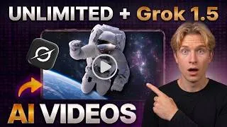 Thumbnail: RIP Paywalls: FREE & Unlimited Grok Imagine 1.5 Videos!