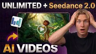 Thumbnail: RIP Paywalls: FREE & UNLIMITED AI Videos with Seedance 2.0!