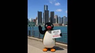 Thumbnail: Dancing Pingu's USA Road Trip - Day 33: Dancing in the Streets by Martha & the Vandellas (Detroit)