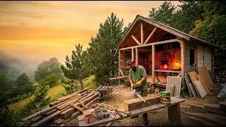Thumbnail: Building a Workshop in the Forest in 30 DAYS - From Empty Land to Finished