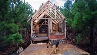 Thumbnail: Building a Front Deck for My Off-Grid Forest Cabin | Solo Woodworking