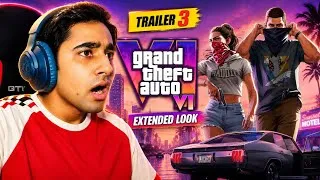 Thumbnail: GTA 6 Extended Look + Trailer 3 New Details 🔥 Biggest Update Yet! | GTA VI News Hindi