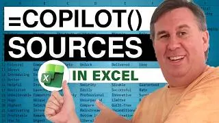 Thumbnail: Excel =COPILOT() Now Shows Web Sources or Python Code - 2739