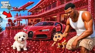 Thumbnail: Franklin & Shinchan Turn Everything Into Gold, Diamond & Money In GTA 5! | GTA 5 Bangla Gameplay