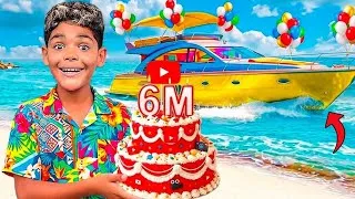 Thumbnail: I Survived 24 Hours on a $1,000,000 Luxury Yacht‼️