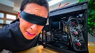 Thumbnail: Building a PC, but I Can't See Anything