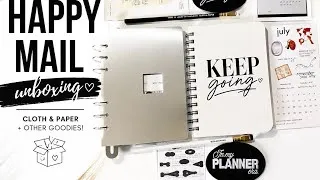 Thumbnail: Planner Haul Day! Cloth & Paper July Box + Planner Aesthetic Subscription + Ms. Frugal