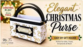Thumbnail: Elegant Christmas Purse Gift Bag | Easy DIY Gift Holder | Christmas in July Series Finale