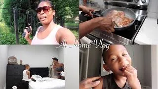 Thumbnail: ♡spend the weekend at home | working out, deep cleaning , momming + steak dinner♡