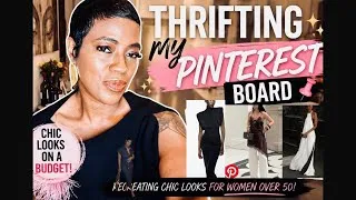 Thumbnail: Turning My Pinterest Board Into Real Outfits (Thrifted Edition) | Fashion Over 50 | Msglamdoll Tv