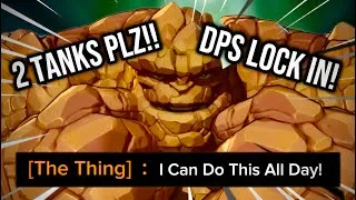 Thumbnail: Alright Fine, I’ll Solo Tank On The Thing This Game.. | Marvel Rivals 