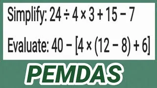 Thumbnail: PEMDAS (Order of Operations)