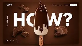 Thumbnail: 🍦 I Built a Cinematic Ice Cream Website Using HTML, CSS & JavaScript! 🎬