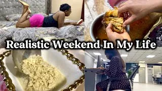 Thumbnail: A Realistic Weekend in My Life | Home Alone, Rest & Batch Cooking