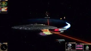 Thumbnail: Galaxy Class vs Klingon QuD Bird of Prey | KM | Star Trek Bridge Commander