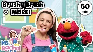 Thumbnail: Brush Your Teeth Song with Ms Rachel and Elmo - Timer - Kids Songs and Nursery Rhymes