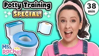 Thumbnail: Potty Training with Ms Rachel - Toddler Learning Video - Potty Songs for Toddlers - Potty Song