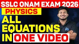 Thumbnail: SSLC Physics Onam Exam | All Equations in One Video | MS SOLUTIONS