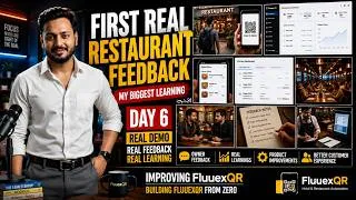 Thumbnail: My First Restaurant Demo | Startup Founder Journey Day 6 | Building a SaaS Startup From Zero