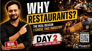 Thumbnail: Why I Chose the Restaurant Industry? | Build a Startup From Zero | Day 2 🚀