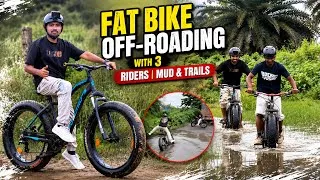 Thumbnail: Fat Bike Off-Roading with 3 Riders | Mud & Trails