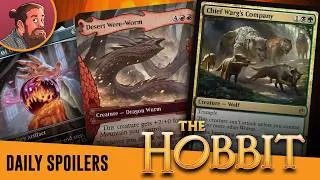 Thumbnail: That One Big Dragon Worm! | The Hobbit Daily MTG Spoilers