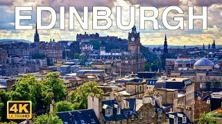 Thumbnail: Edinburgh , Scotland 🏴󠁧󠁢󠁳󠁣󠁴󠁿 | 4K Drone Footage (With Subtitles)