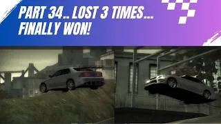 Thumbnail: NFS: Most Wanted (2005) Gameplay Part 34 | Lost 3 Times, Finally Won! | Milestones & Police Chase