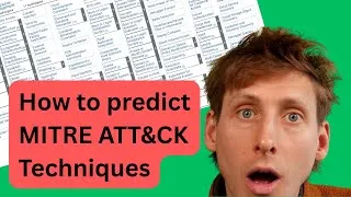 Thumbnail: Predict MITRE ATT&CK Techniques with CTI Butler’s New Inference Engine