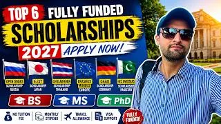 Thumbnail: Top 6 Fully Funded Scholarships 2026: Apply Now! MEXT, DAAD, Erasmus Mundus & More
