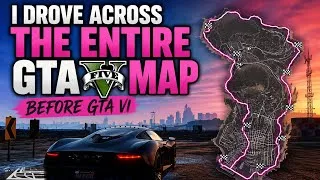 Thumbnail: I Drove Across The Entire GTA V Map Before GTA VI
