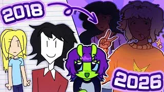 Thumbnail: REDESIGNING MY OLD OCS FROM 2018!! (Speedpaint+Commentary) 