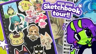 Thumbnail: CHUNKY SKETCHBOOK TOUR!! (2025-2026) 