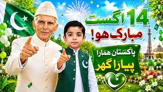 Thumbnail: Hasnain Meets Quaid-e-Azam 🇵🇰 | 14 August Story for Kids | Pakistan Independence Day 2026