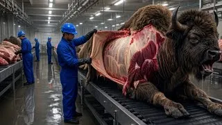 Thumbnail: Inside the FUTURE Buffalo Factory 🐃🤖 | From Living Animals to Luxury Products!